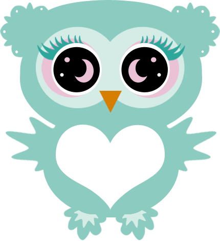 Turquoise Chic Owl Clip Art At Clker - Teal Owl Clipart - Free Transparent PNG Clipart Images Download. - Owl Transparent PNG Free Download