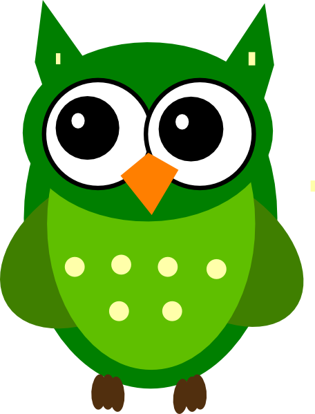 Green Owl Clip Art - Owls Vector Clip Art - Free Transparent PNG Clipart Images Download. - Owl Transparent PNG Free Download