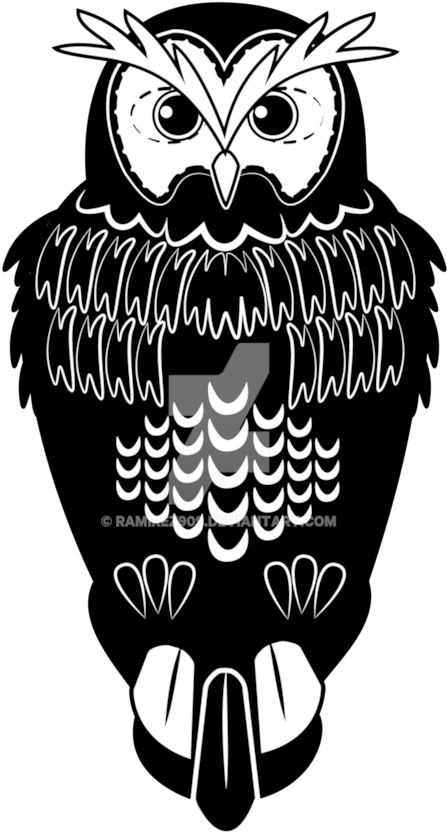 Owl Silhouette By Ramirez909 - Owl Silhouette - Free Transparent PNG Clipart Images Download. - Owl Transparent PNG Free Download