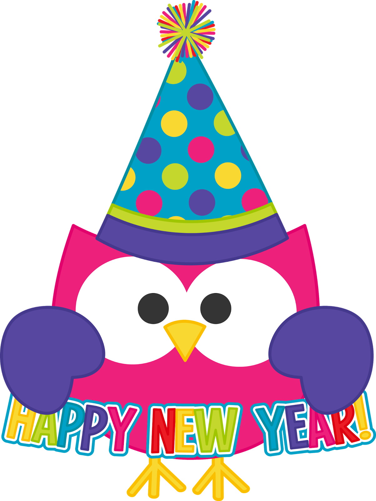 Happy New Year Owl Clipart - Free Transparent PNG Clipart Images Download. - Owl Transparent PNG Free Download