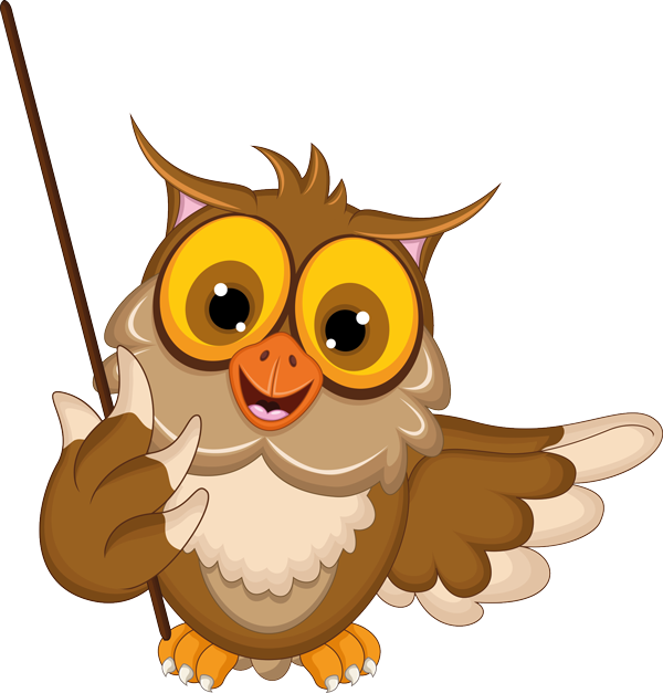 Schnee Glöckchen - Cartoon Owl Teaching - Free Transparent PNG Clipart Images Download. - Owl Transparent PNG Free Download