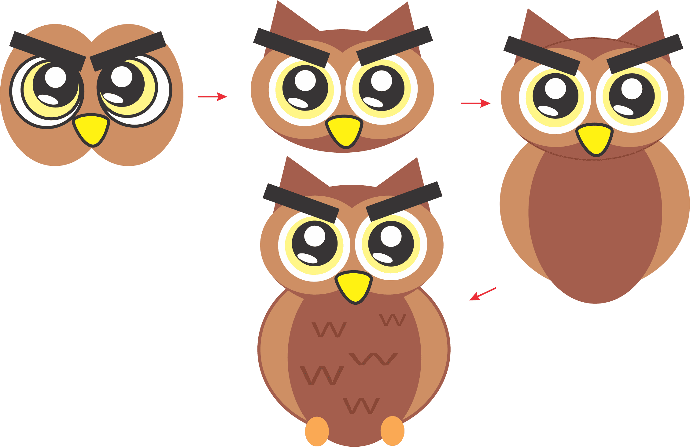 Jika Tidak, Maka Kepala Dan Wajahnya Akan Tertutupi - Kepala Owl - Free Transparent PNG Clipart Images Download. - Owl Transparent PNG Free Download
