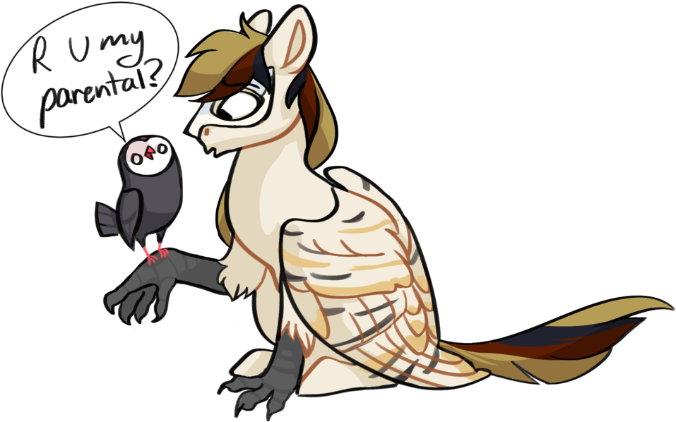 Netoey, Hippogriff, Oc, Oc Only, Oc - Owl Hippogriff Mlp - Free Transparent PNG Clipart Images Download. - Owl Transparent PNG Free Download