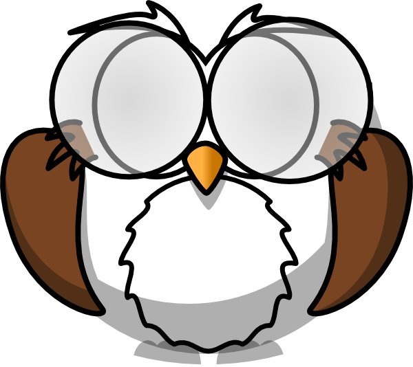 Suspicious Owl 2 Clip Art At Clker Com Vector Clip - Owl Coloring Pages - Free Transparent PNG Clipart Images Download. - Owl Transparent PNG Free Download