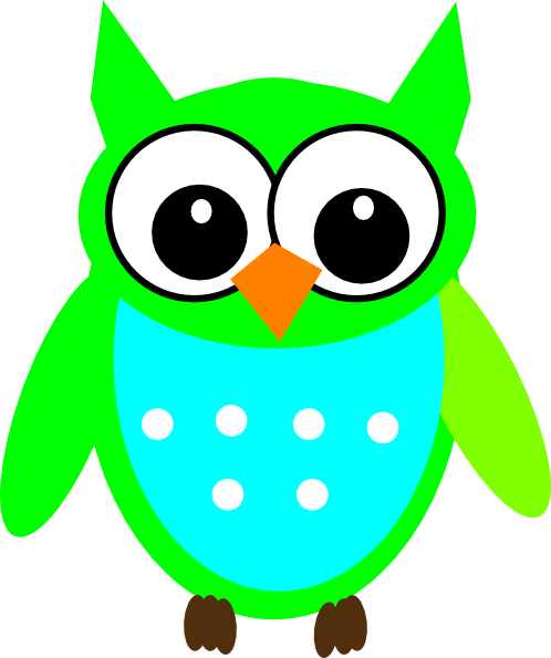 Greenblueowl Clip Art At Clker - Wise Owl Clipart - Free Transparent PNG Clipart Images Download. - Owl Transparent PNG Free Download