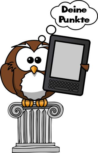 Vector Clip Art Of Owl Holding An E-reader - Owl With Tablet Clipart - Free Transparent PNG Clipart Images Download. - Owl Transparent PNG Free Download