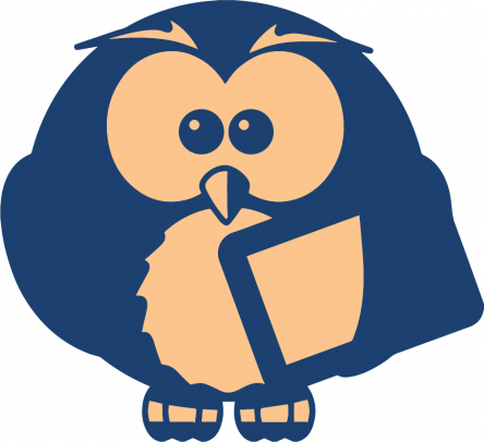 Good Sources, Academia, And Fake News - Owl With Tablet Shower Curtain - Free Transparent PNG Clipart Images Download. - Owl Transparent PNG Free Download
