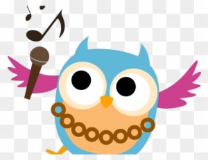 Singing Clipart Voice - Owl Singing Clip Art - Free Transparent PNG Clipart Images Download. - Owl Transparent PNG Free Download