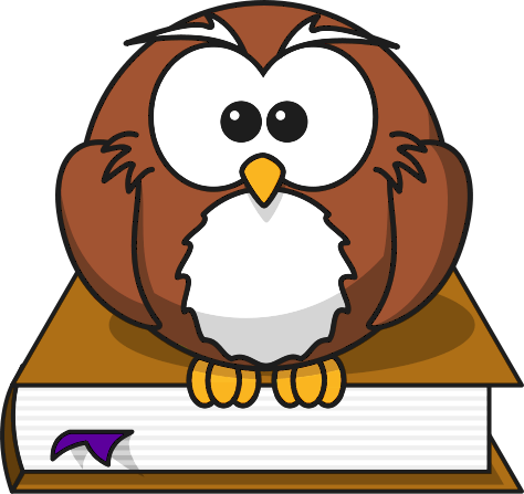 Cartoon Owl On Book Free Clip Art - Cartoon Owl Shower Curtain - Free Transparent PNG Clipart Images Download. - Transparent PNG Free Download