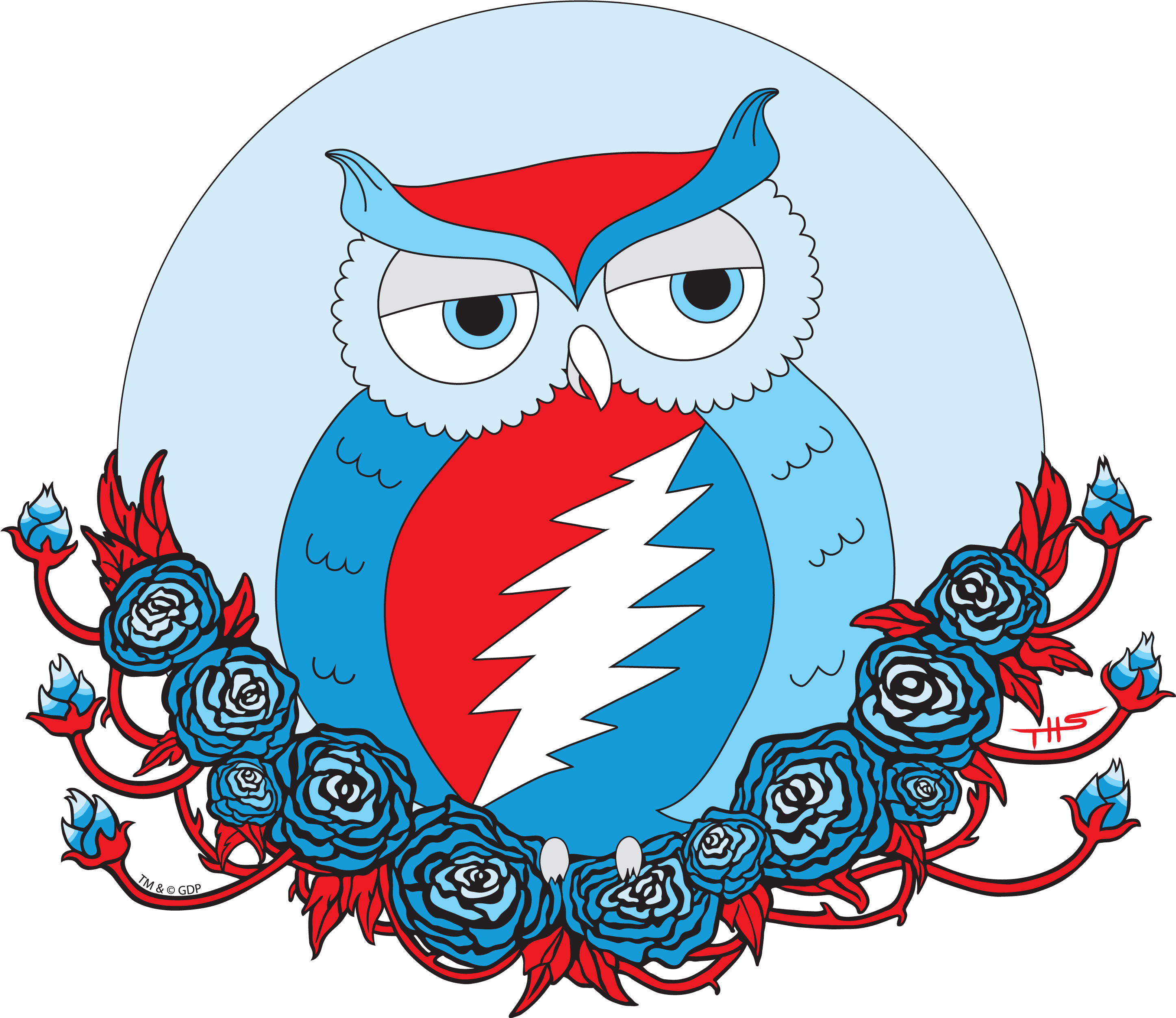 Owl Grateful Dead Shirt - Free Transparent PNG Clipart Images Download. - Transparent PNG Free Download
