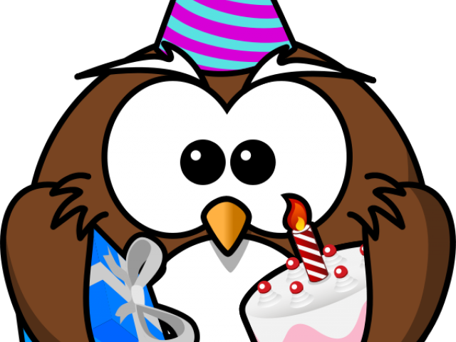 Gothic Clipart Birthday - Cartoon Owl - Free Transparent PNG Clipart Images Download. - Transparent PNG Free Download