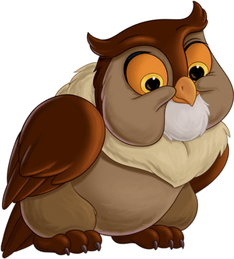 Free Png Download Bambi Friend Owl Transparent Clipart - Bambi Owl Png - Free Transparent PNG Clipart Images Download. - Transparent PNG Free Download
