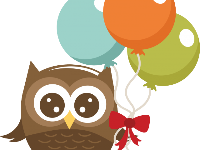 Owl Clipart Cheerleader - Transparent Birthday Owl Clipart - Free Transparent PNG Clipart Images Download. - Transparent PNG Free Download