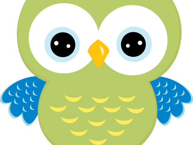 Snowy Owl Clipart Winter - Green Owl Png - Free Transparent PNG Clipart Images Download. - Transparent PNG Free Download
