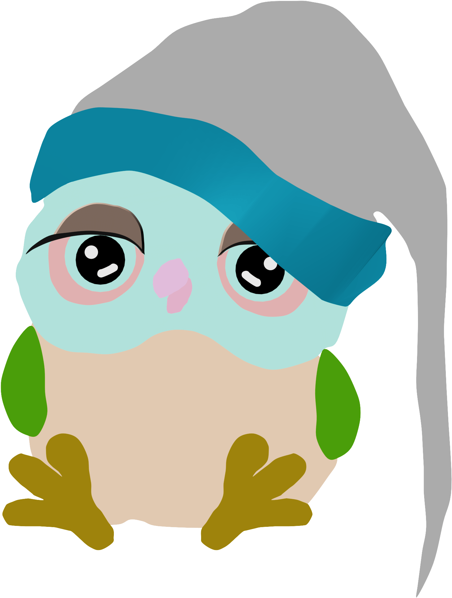 Clip Art Owl Sleep - Free Transparent PNG Clipart Images Download. - Owl Transparent PNG Free Download