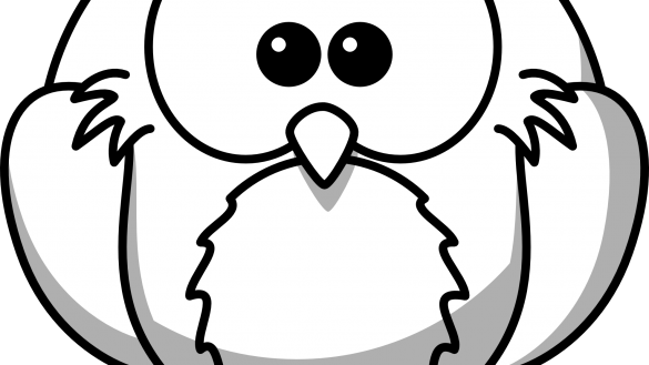 Black And White Coloring Pages Comfortable Davalos - Owl Cartoon Black And White - Free Transparent PNG Clipart Images Download. - Owl Transparent PNG Free Download