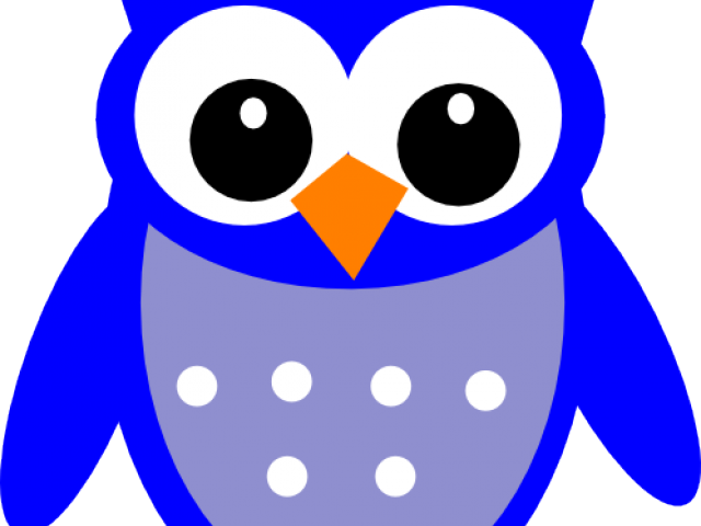 Dark Clipart Blue Owl - Cartoon Owl Transparent Background - Free Transparent PNG Clipart Images Download. - Owl Transparent PNG Free Download