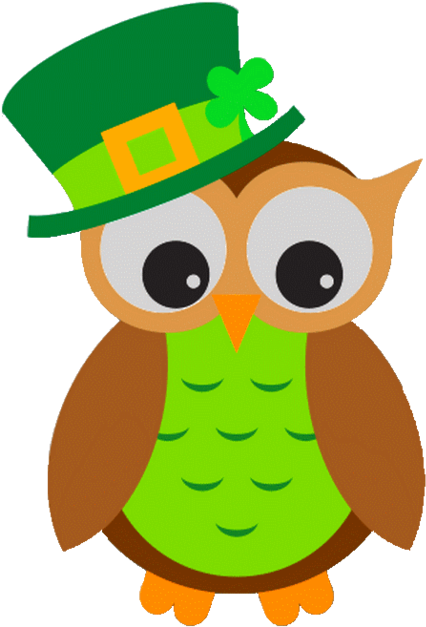 Owl Saint Patrick S State Patty Patricks - St Patricks Day Owl - Free Transparent PNG Clipart Images Download. - Owl Transparent PNG Free Download