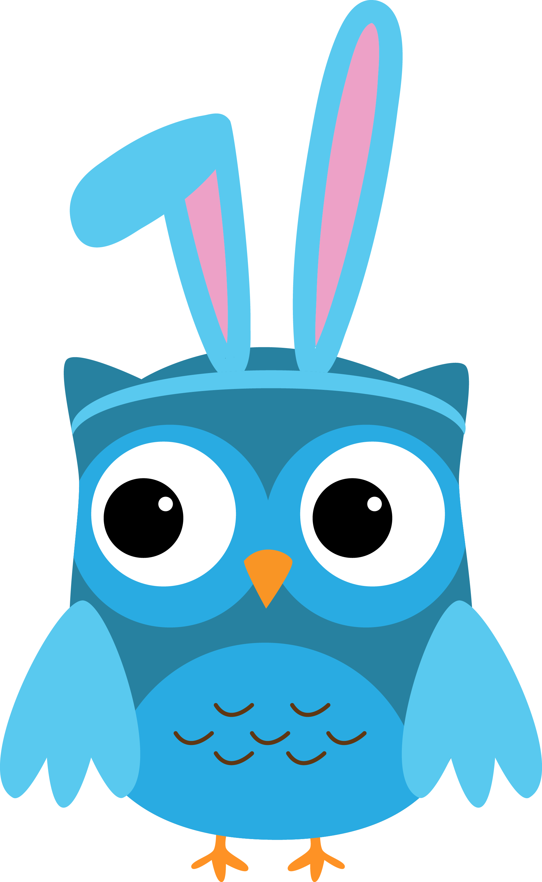 Bunny Owl Clip Art - Eyes Closed Clip Art - Free Transparent PNG Clipart Images Download. - Transparent PNG Free Download