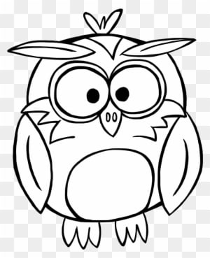 Cute Owl Black And White Dromgjf Top - Fall Clip Art Black And White - Free Transparent PNG Clipart Images Download. - Owl Transparent PNG Free Download