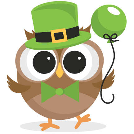 Irish Owl Svg Scrapbook Cut File Cute Clipart Files - St Patricks Day Clipart - Free Transparent PNG Clipart Images Download. - Transparent PNG Free Download