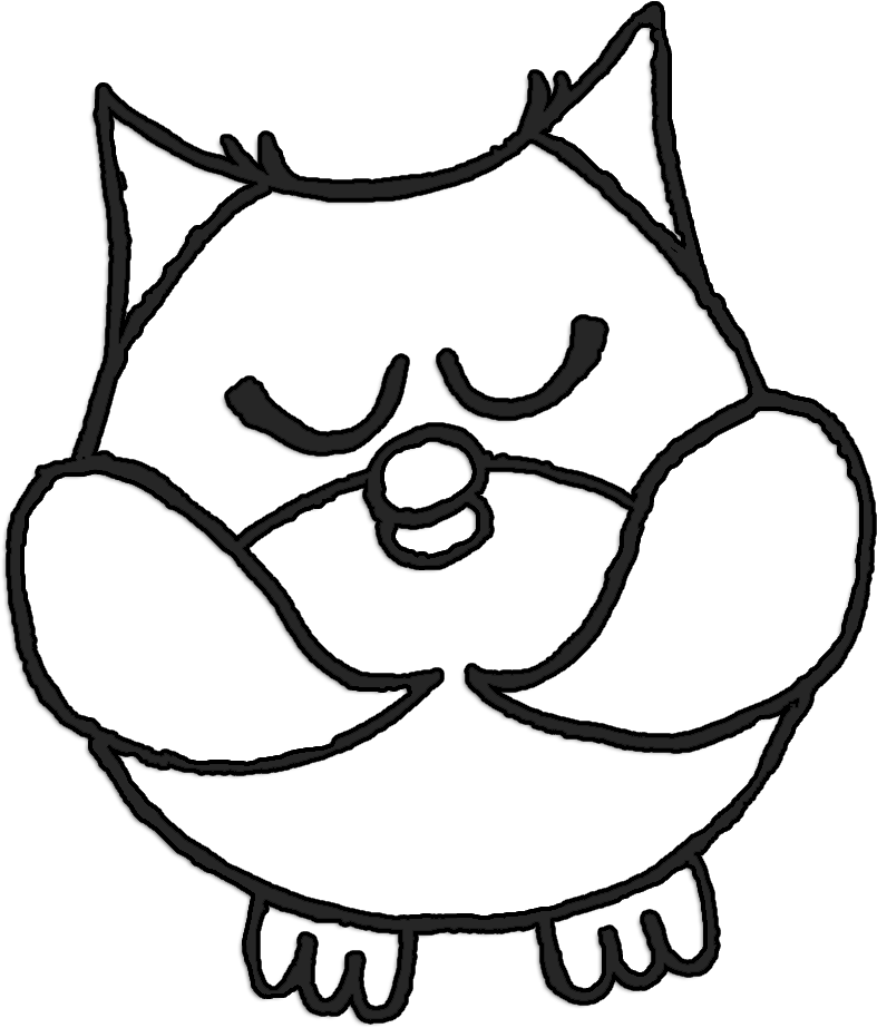 Black And White Owl Clip - Clip Art - Free Transparent PNG Clipart Images Download. - Transparent PNG Free Download