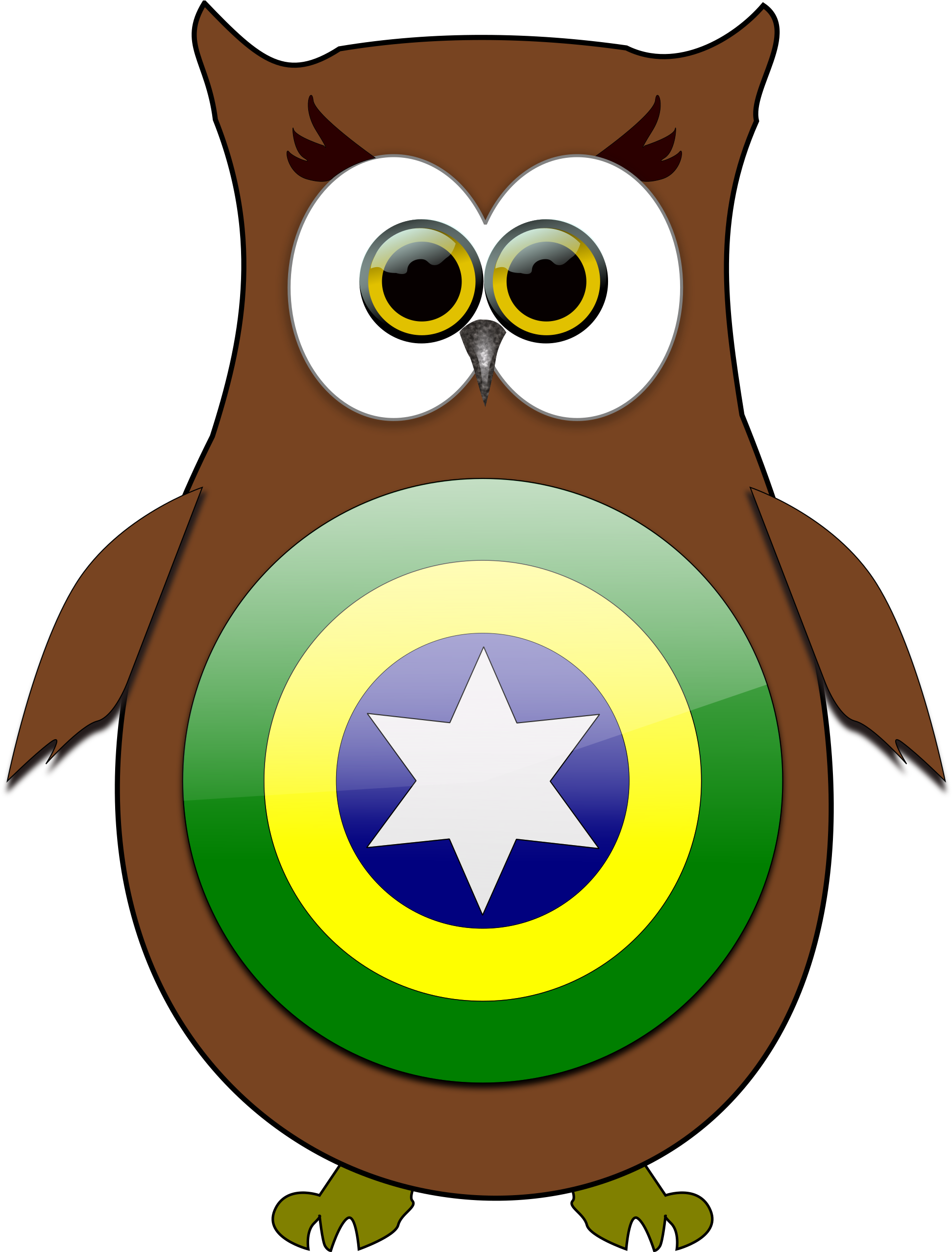 Free Owl Brazil Superhero Clipart Clipart And Vector - Clip Art - Free Transparent PNG Clipart Images Download. - Transparent PNG Free Download