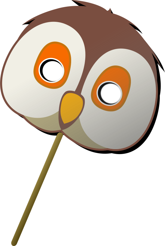 Free Owl Mask - Clipart Animal Mask - Free Transparent PNG Clipart Images Download. - Owl Transparent PNG Free Download