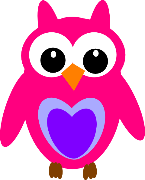 Purple Pink Owl Clip Art - Wise Clipart - Free Transparent PNG Clipart Images Download. - Owl Transparent PNG Free Download