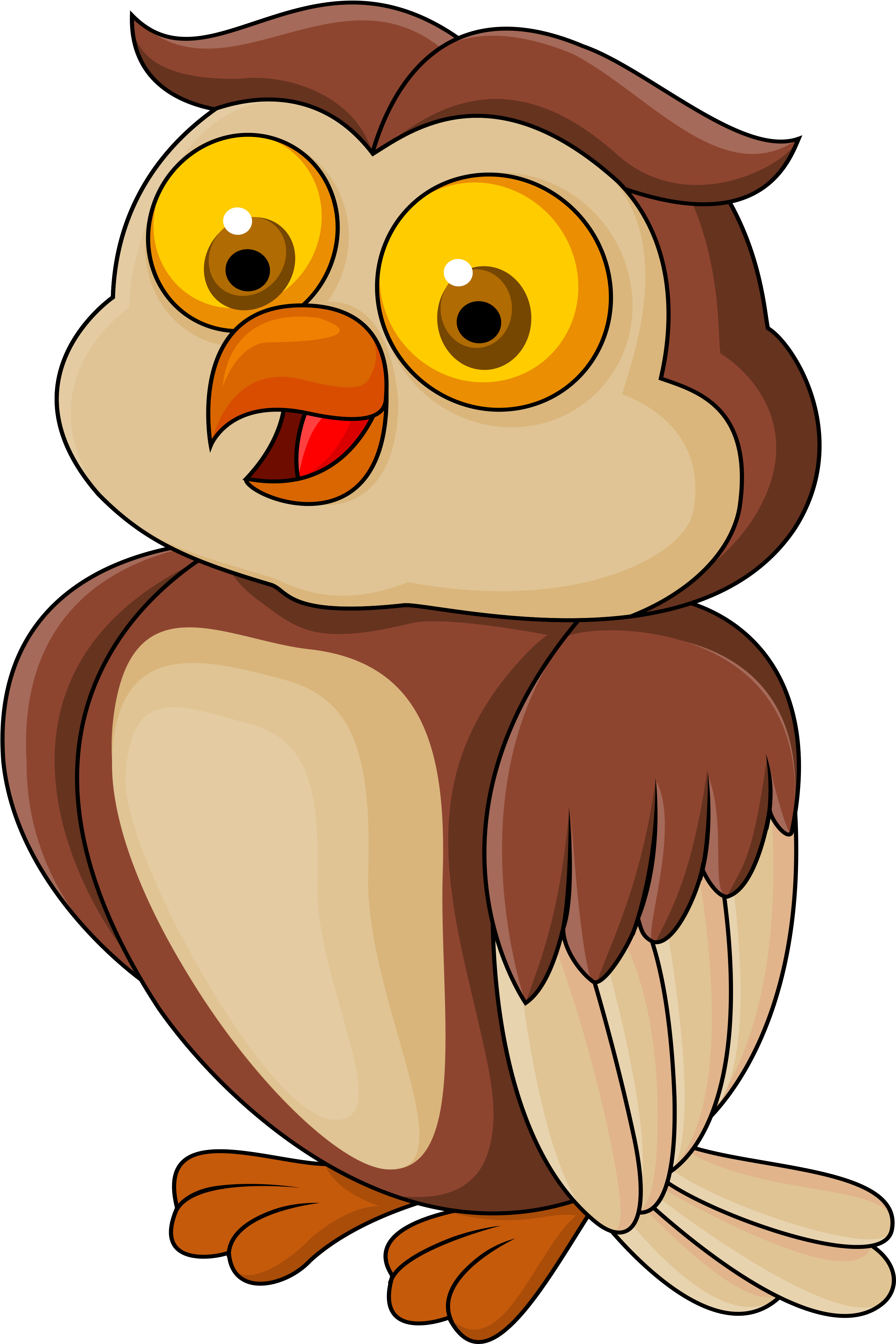 Illustration Of Funny Owl Cartoon Vector Art, Clipart - Illustration Of Funny Owl Cartoon Vector Art, Clipart - Free Transparent PNG Clipart Images Download. - Owl Transparent PNG Free Download