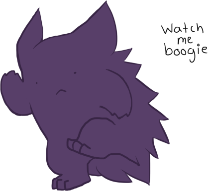 Dance, Gengar, Dance By Mute-owl - Dance - Free Transparent PNG Clipart Images Download. - Owl Transparent PNG Free Download