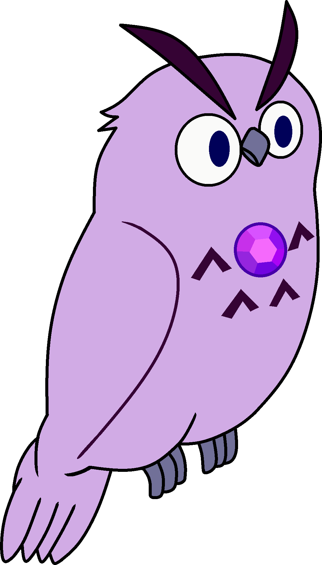 Owl Black And White Clipart - Steven Universe Ametista Transformaçoes - Free Transparent PNG Clipart Images Download. - Owl Transparent PNG Free Download