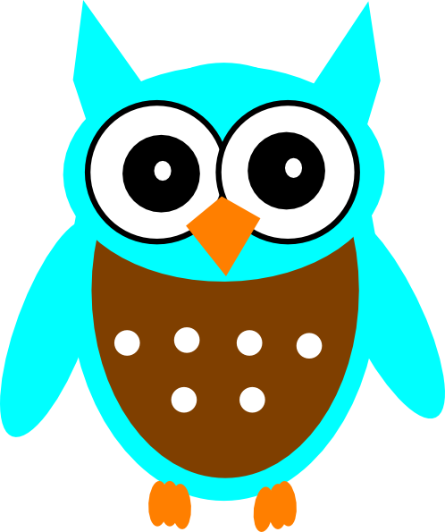 Turquoise Brown Owl Clip Art - Cute Cover Photos For Facebook - Free Transparent PNG Clipart Images Download. - Owl Transparent PNG Free Download