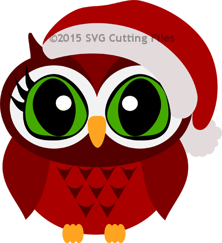 Santa Owl - Silhouette - Free Transparent PNG Clipart Images Download. - Owl Transparent PNG Free Download