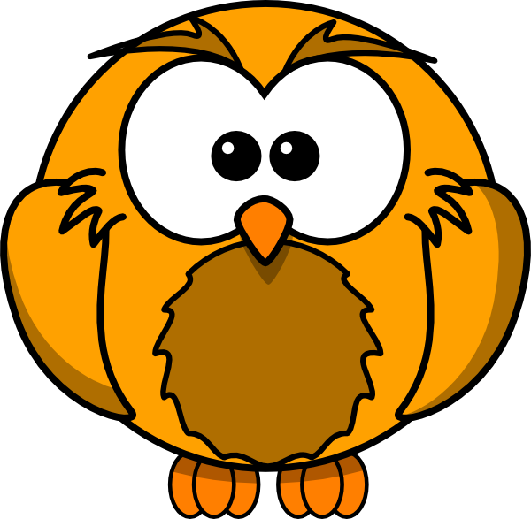 Hoot Clipart Orange Owl - Easy Wolf Face Drawings - Free Transparent PNG Clipart Images Download. - Owl Transparent PNG Free Download