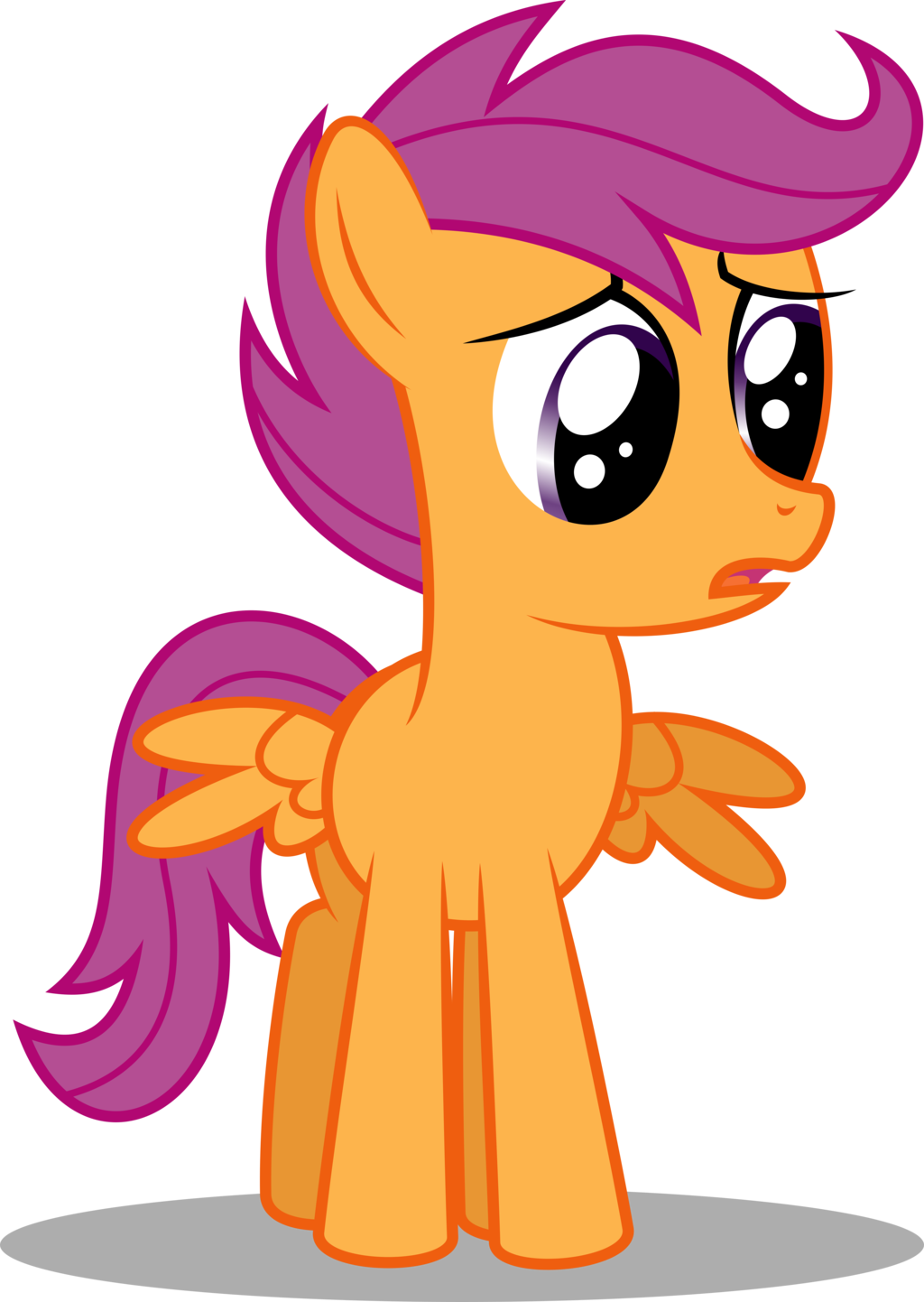 Sad Scootaloo By Soren The Owl - Babs Seed Cutie Mark - Free Transparent PNG Clipart Images Download. - Owl Transparent PNG Free Download