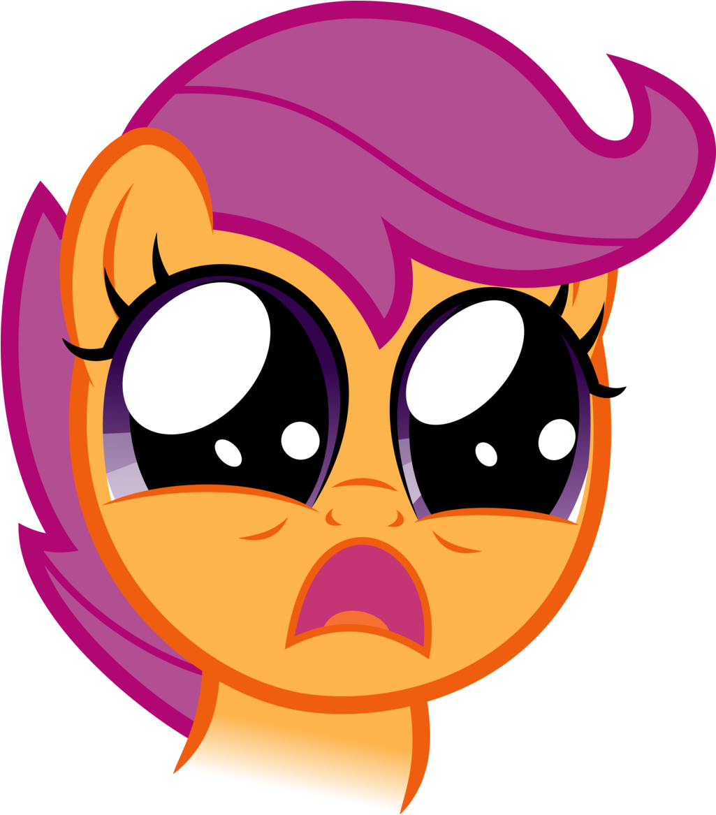 Scootaloo Is Kawaii As Hell By Soren The Owl - Sad Scootaloo Face - Free Transparent PNG Clipart Images Download. - Owl Transparent PNG Free Download