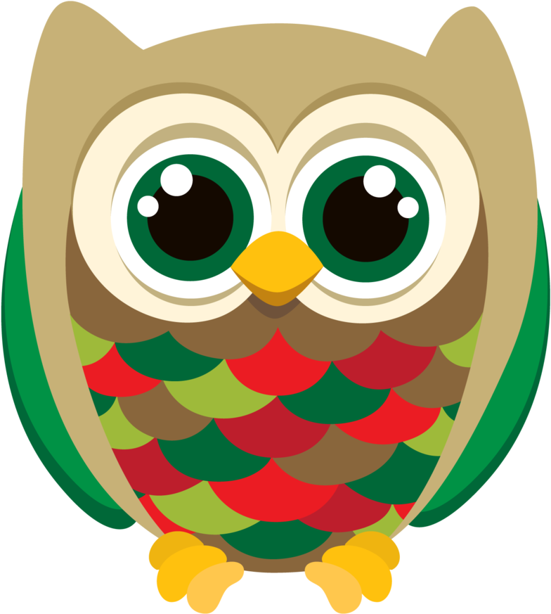 Christmas Owls - Minus - Clip Art - Free Transparent PNG Clipart Images Download. - Transparent PNG Free Download