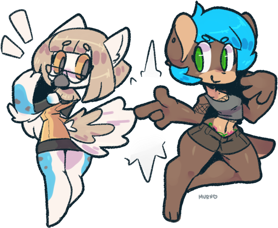 Owl And Otter By Murninatair - Otter - Free Transparent PNG Clipart Images Download. - Transparent PNG Free Download