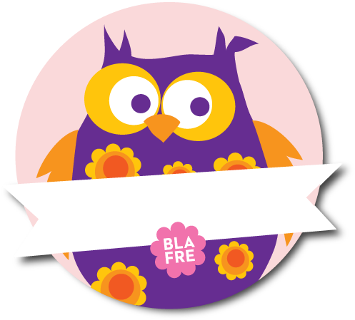 Blafre Sticker Name Tag In Purple Owl - Blafre - Free Transparent PNG Clipart Images Download. - Transparent PNG Free Download