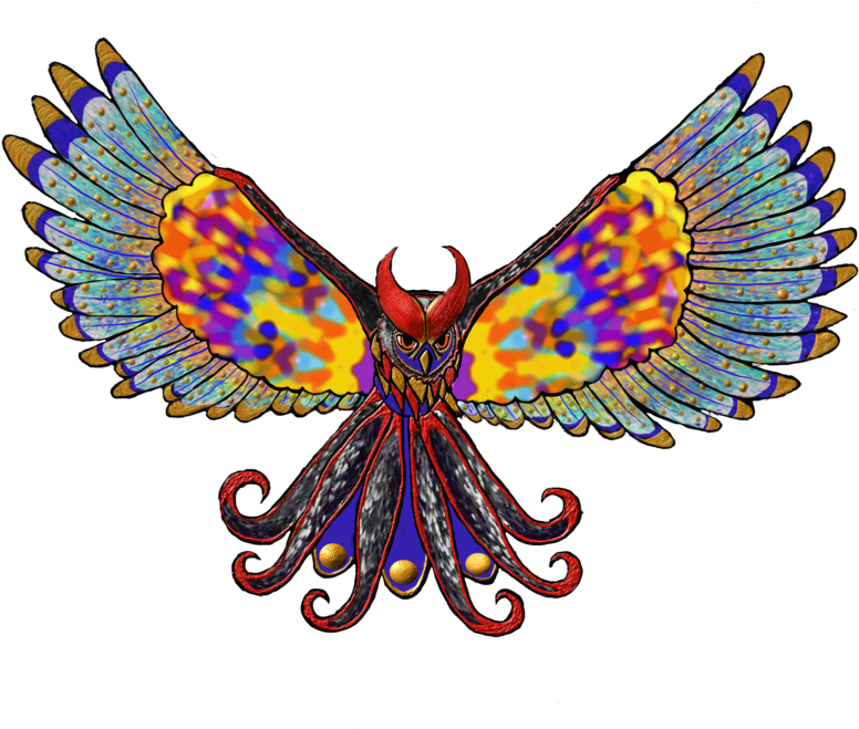 Psychedelic Owl By Indie420 - World - Free Transparent PNG Clipart Images Download. - Transparent PNG Free Download