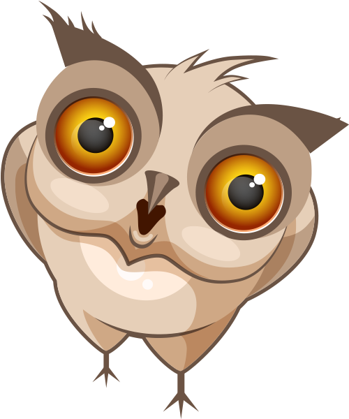 Chubby Owls Stickers Messages Sticker-9 - Hooting In A Tree - Free Transparent PNG Clipart Images Download. - Owl Transparent PNG Free Download