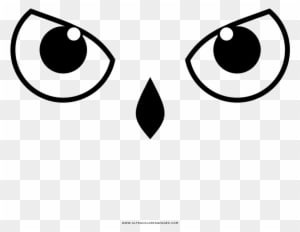 Owl Eyes Coloring Page - Ojos De Buho Para Colorear - Free Transparent PNG Clipart Images Download. - Transparent PNG Free Download