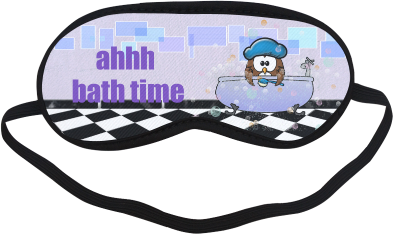 Bath Time Owl Sleeping Mask - Googly Eyes Sleep Mask - Free Transparent PNG Clipart Images Download. - Owl Transparent PNG Free Download
