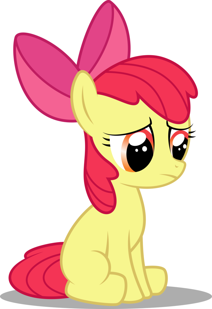 Sad Applebloom By Soren The Owl - Sad! - Free Transparent PNG Clipart Images Download. - Owl Transparent PNG Free Download