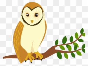 Bird Of Prey Clipart Barn Owl - Cartoon Forest Animals Png - Free Transparent PNG Clipart Images Download. - Owl Transparent PNG Free Download