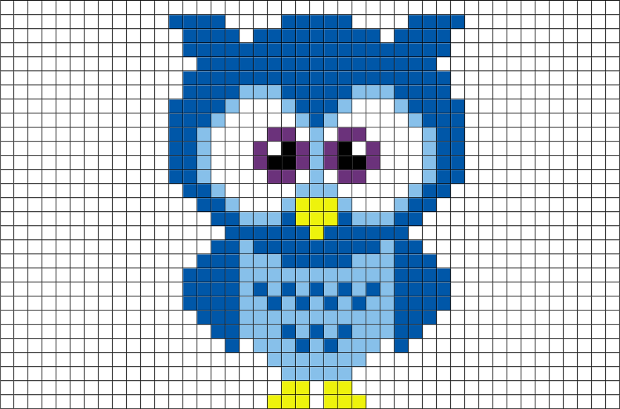 Blue Owl Pixel Art Pixel Art Blue Owl - 8 Bit Art Animals Transparent PNG - 880x581 - Free Download on - Owl Transparent PNG Free Download