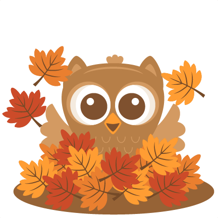 Owl In Leaves Svg Scrapbook Cut File Cute Clipart Files - Fall Clipart Transparent PNG - 432x432 - Free Download on - Owl Transparent PNG Free Download