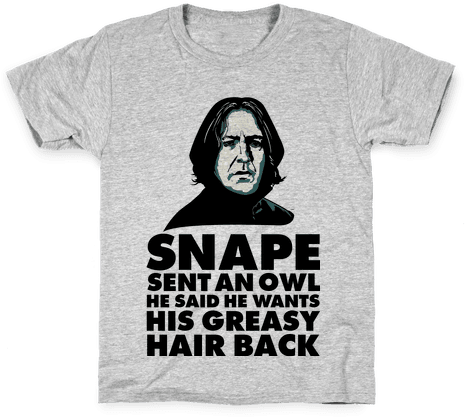 Snape Sent An Owl He Said He Wants His Greasy Hair - Corbyn T Shirt Transparent PNG - 484x484 - Free Download on - Owl Transparent PNG Free Download