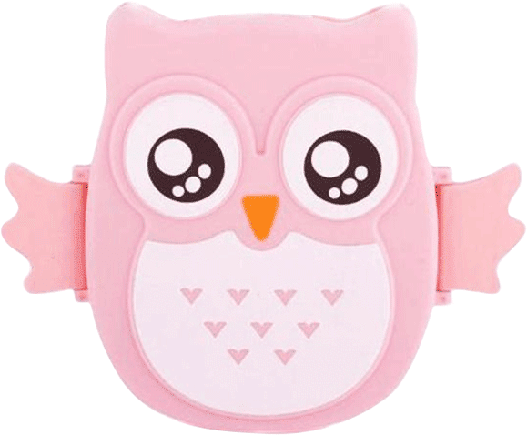 Petite Bello Lunch Box Pink Owl Lunch Box - Lunchbox Transparent PNG - 600x600 - Free Download on - Owl Transparent PNG Free Download